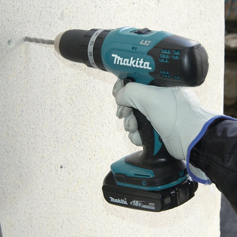 Makita DHP453F001 18V LXT Combi Drill With 2 x 3.0Ah Batteries, Charger & Case