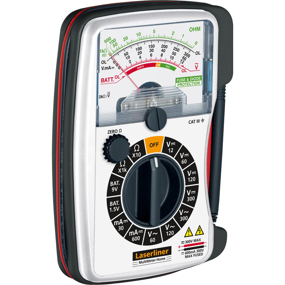 Laserliner 32072 083.030E MultiMeter-Home Analogue Multimeter