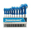 Silverline 323710 Hex Key T-Handle Set 10pce