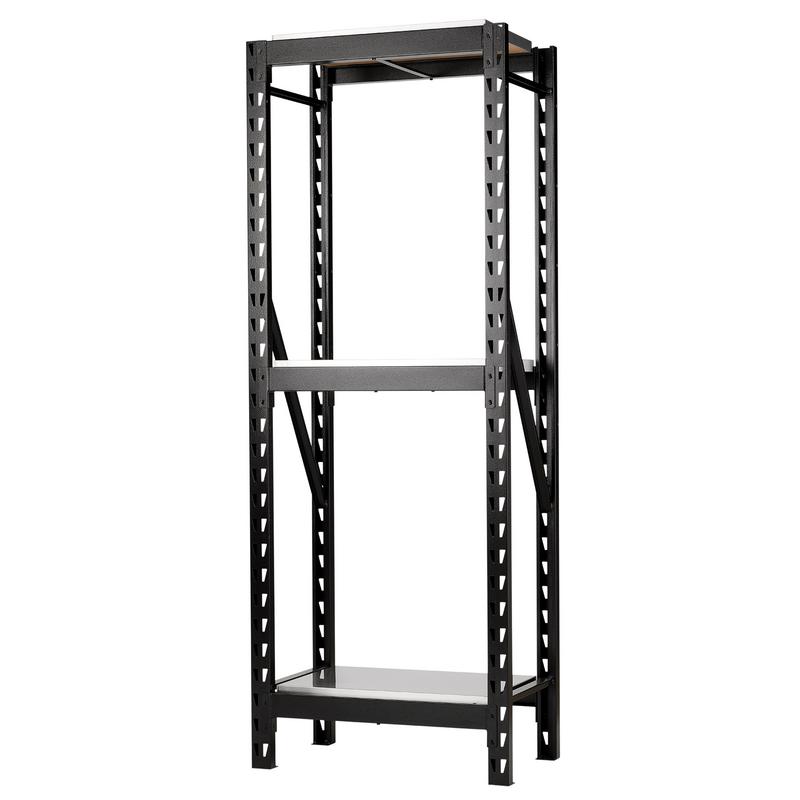 Draper 32461 BUNKER 14 Piece Modular 3 Tier Racking with Stainless Steel Shelving, 750mm