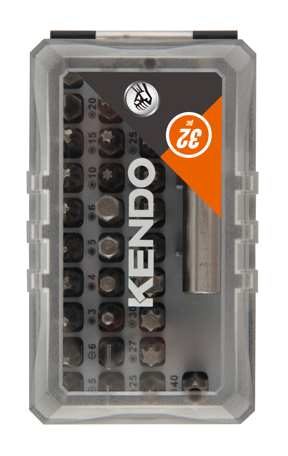 Kendo 32503433 32 Piece Screwdriver Bit Set with Magnetic Bit Holder