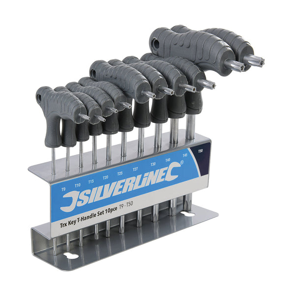 Silverline 328015 Trx Key T-Handle Set 10pce