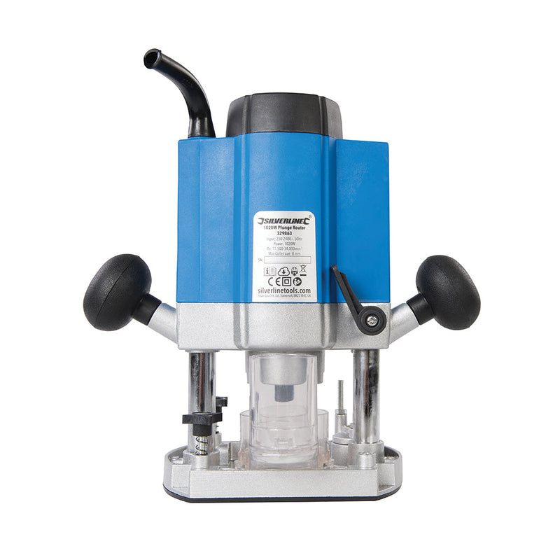 Silverline 329863 1020W Plunge Router 1/4"