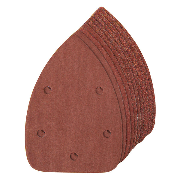 Silverline 336046 Hook & Loop Detail Sander Sheets 140mm 10pce