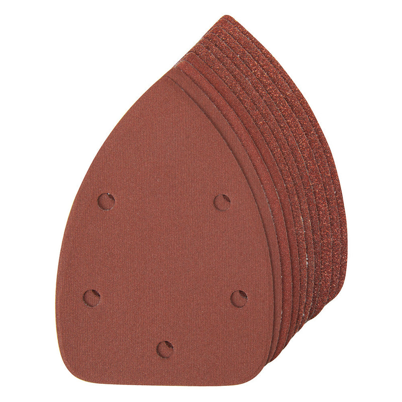 Silverline 336046 Hook & Loop Detail Sander Sheets 140mm 10pce