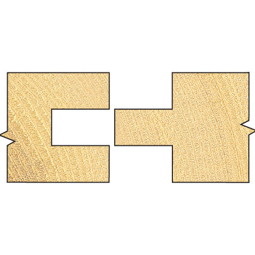 Trend Tools C158X1/4TC Tongue And Groover Set 41Mm Diameter