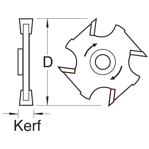 Trend Tools 34/03TC Slotter 2Mm Kerf M12Mm Bore