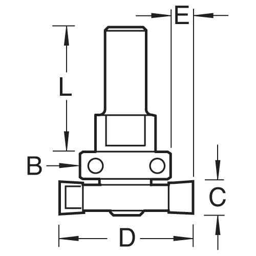 Trend Tools 345X1/2TC Intumescent Cutter 20Mm X 40Mm