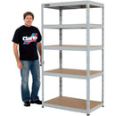 Clarke 6600764 CSM5265/60LG 265kg Boltless Shelving (Light Grey)