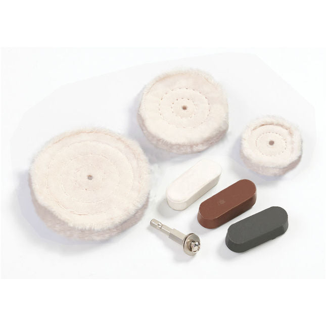 Clarke 1801930 CHT929 7 piece Buffing and Polishing Kit
