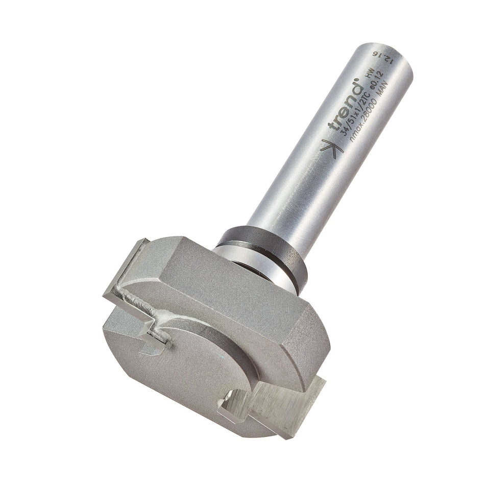 Trend Tools 34/51X1/2TC Guided Multi Lock Cutter 20.5Mm/14.2Mm