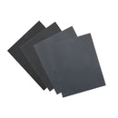 Clarke 6502411 Silicon Carbide Sheet 280 x 230mm 4 Pack - Assorted Grit