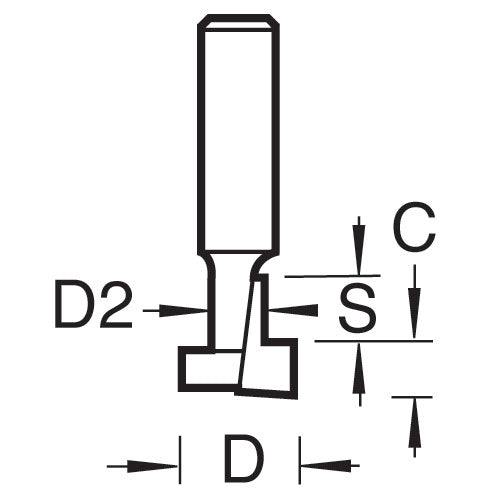 Trend Tools 35/0X1/4TC Keyhole Slotter