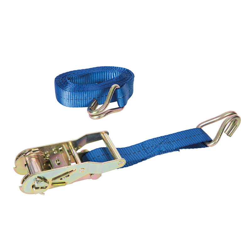 Silverline 350060 Ratchet Tie Down Strap J-Hook