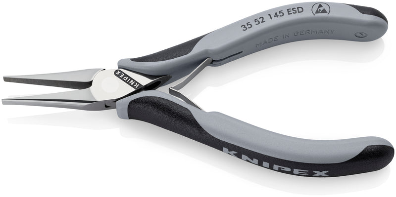 KNIPEX 35 52 145 ESD Electronics Pliers ESD with multi-component grips mirror polished 145 mm