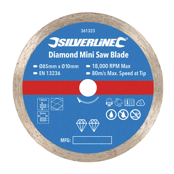 Silverline 361323 Diamond Mini Saw Blade