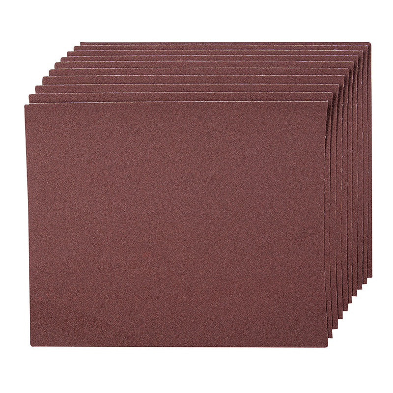 Silverline 371759 Emery Cloth Sheets 10pk