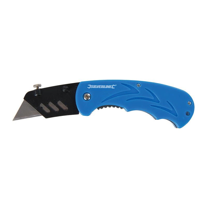 Silverline 373728 Folding Utility Knife