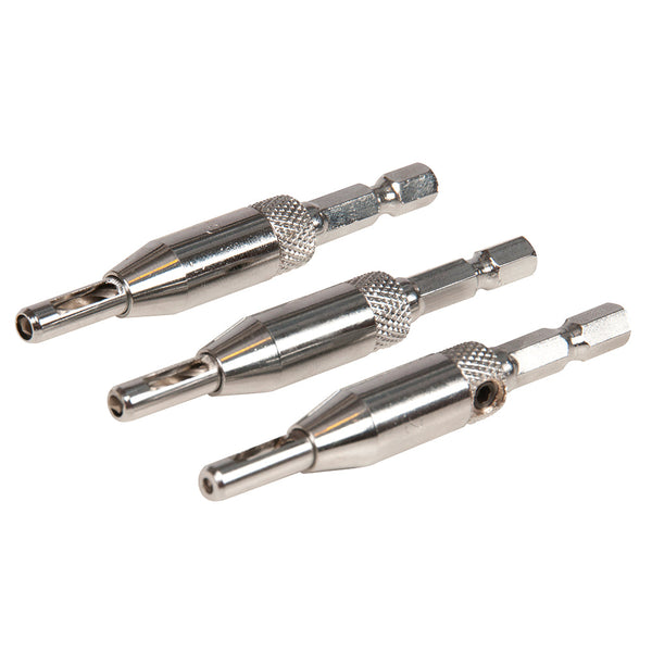 Silverline 380647 Hinge Drill Bit Set 3pce