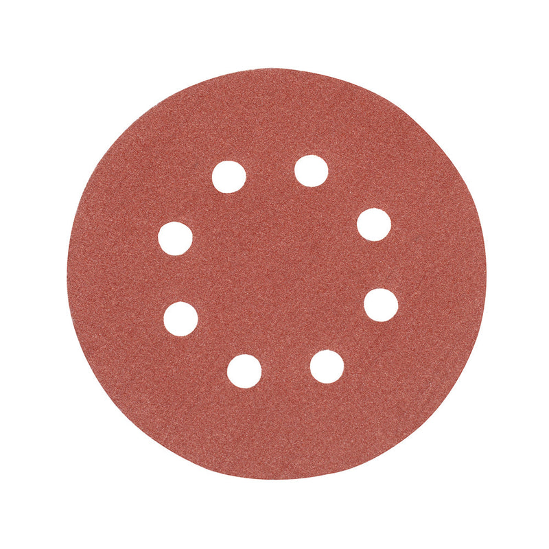 Silverline 382903 Hook & Loop Discs Punched 125mm 10pk