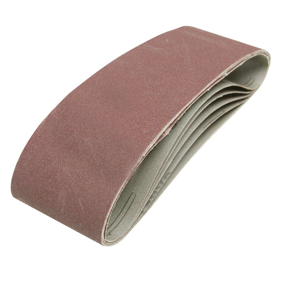 Silverline 391857 Sanding Belts 75 x 533mm 5pk