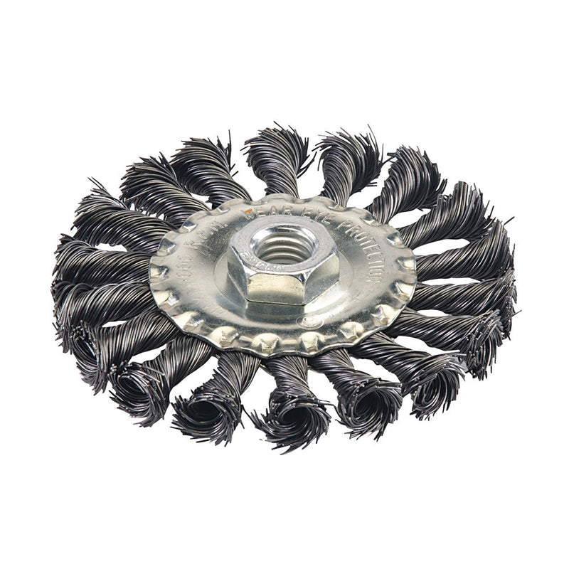 Silverline 398772 Steel Twist-Knot Wheel