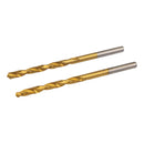 Silverline 398994 HSS Titanium-Coated Drill Bits 2pk