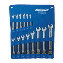 Silverline 399017 Flexible Head Ratchet Spanner Set 14pce