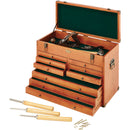 Clarke 7635405 CMW-9B 9 Drawer Wooden Machinist Tool Chest