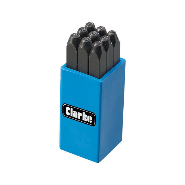 Clarke 1700322 ET144 2.5mm Number Punch Set