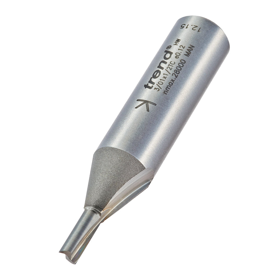 Trend Tools 3/01X1/2TC Two Flute Cutter 4Mm Diameter