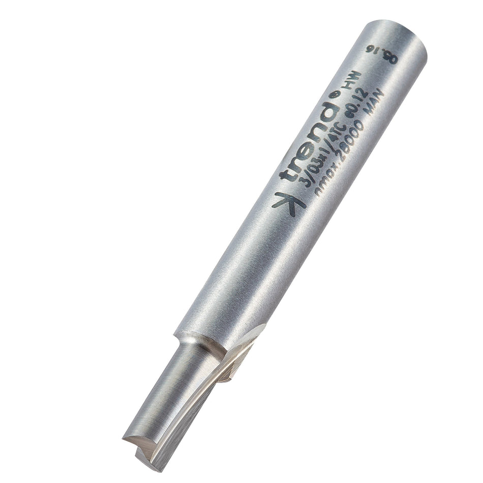 Trend Tools 3/03X1/4TC Two Flute Cutter 4.5Mm Diameter