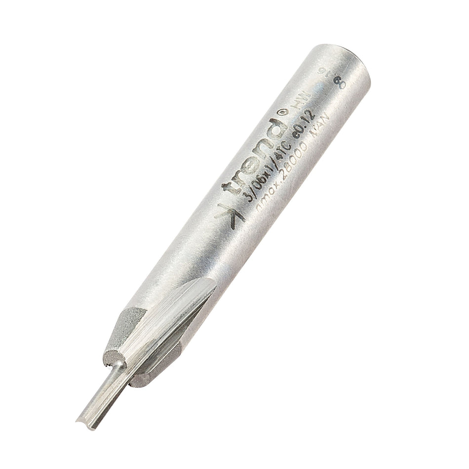 Trend Tools 3/06X1/4TC Two Flute Cutter 2Mm Diameter