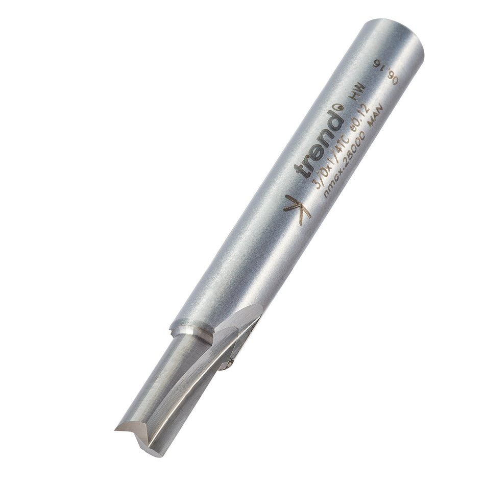 Trend Tools 3/0X1/4TC Two Flute Cutter 4.7Mm Diameter