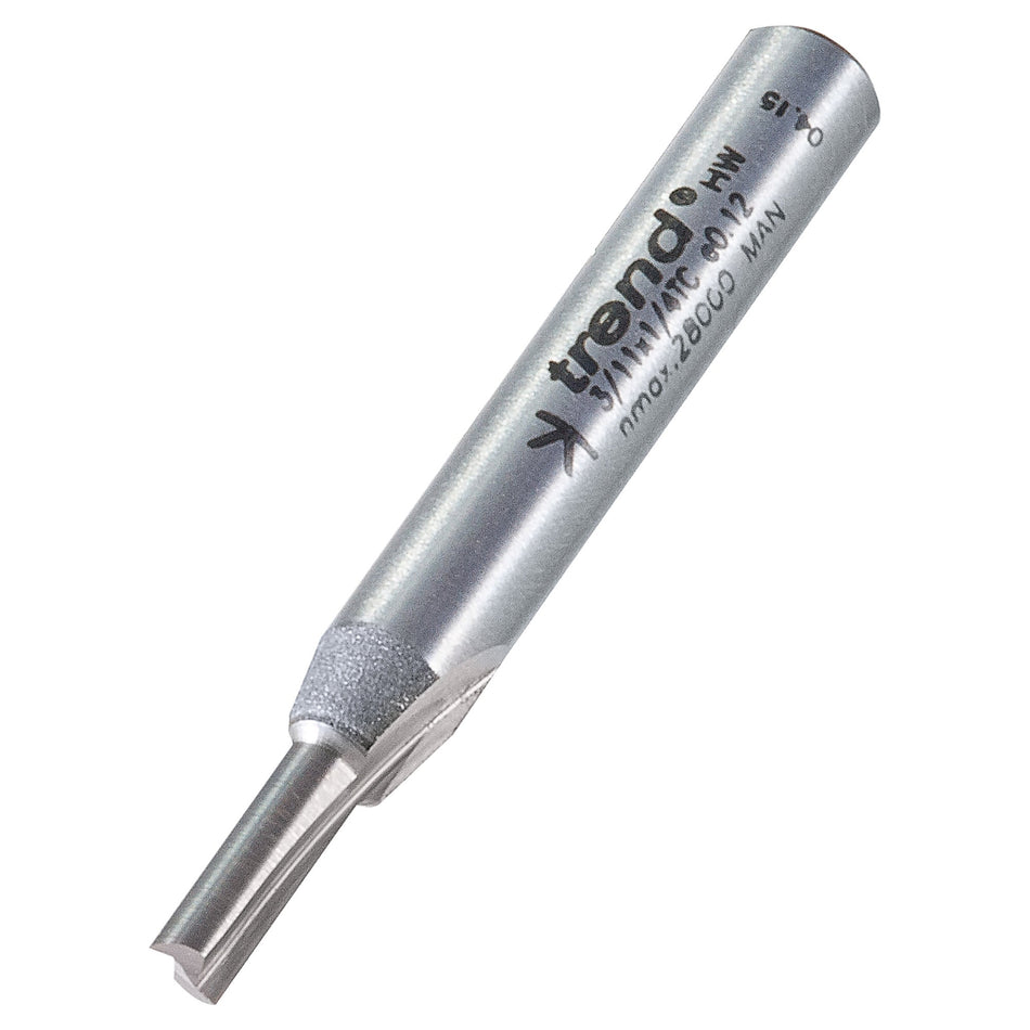 Trend Tools 3/11X1/4TC Two Flute Cutter 3.4Mm Diameter