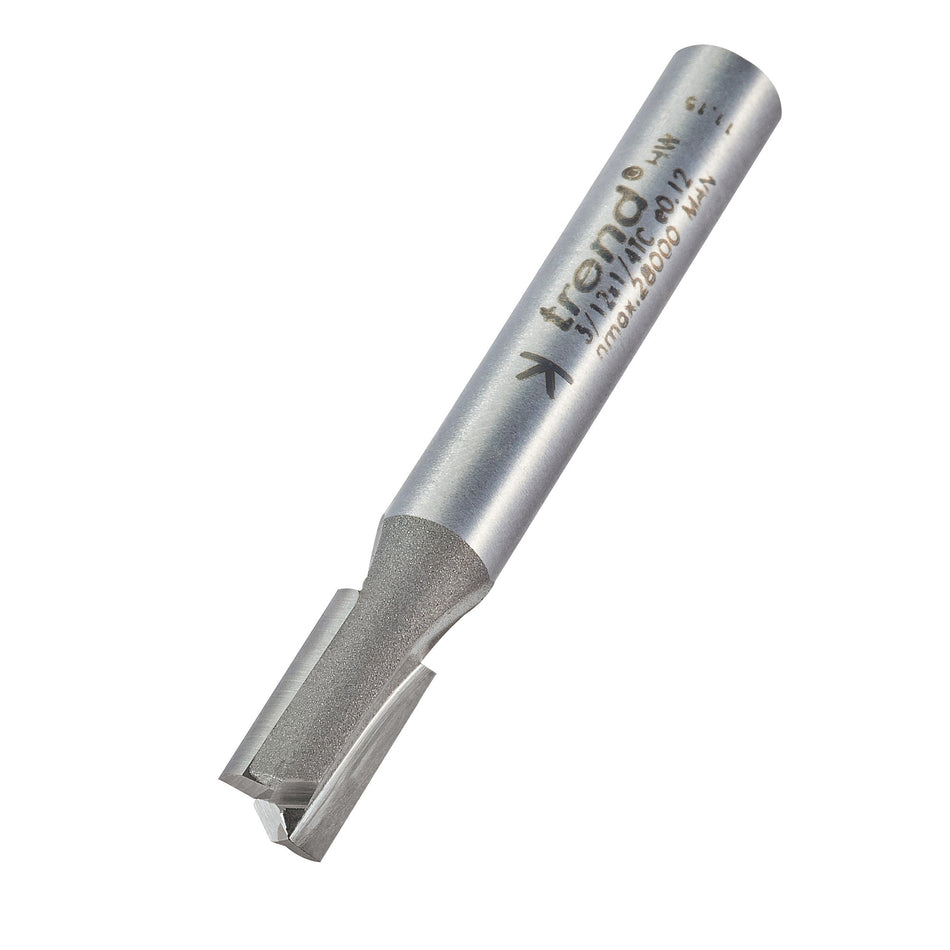 Trend Tools 3/12X1/4TC Two Flute Cutter 6.3Mm Diameter