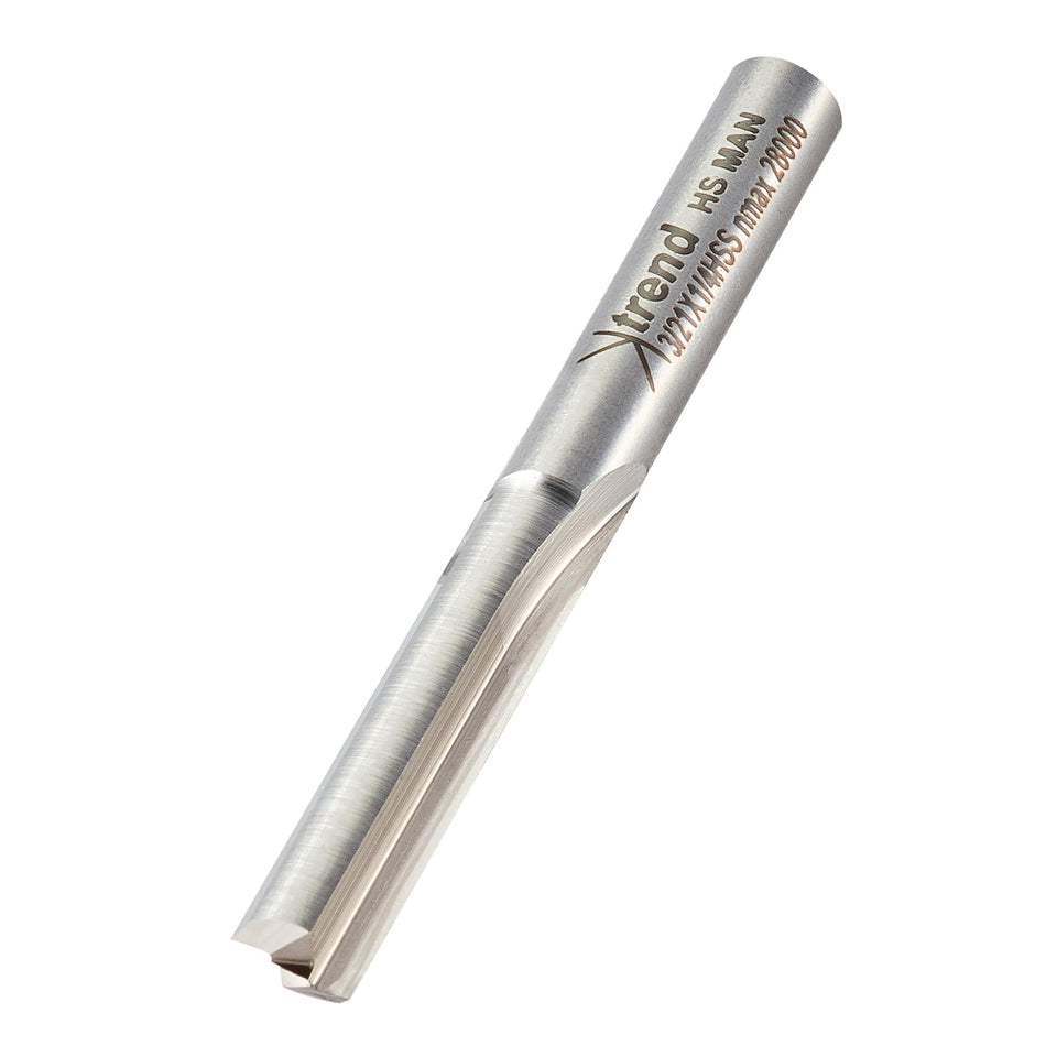 Trend Tools 3/21X1/4HSS Two Flute Cutter 6.3Mm Diameter
