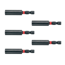 Milwaukee 4932472063 60mm ShockWave Impact Duty Magnetic Bit Holder - Pack Of 5