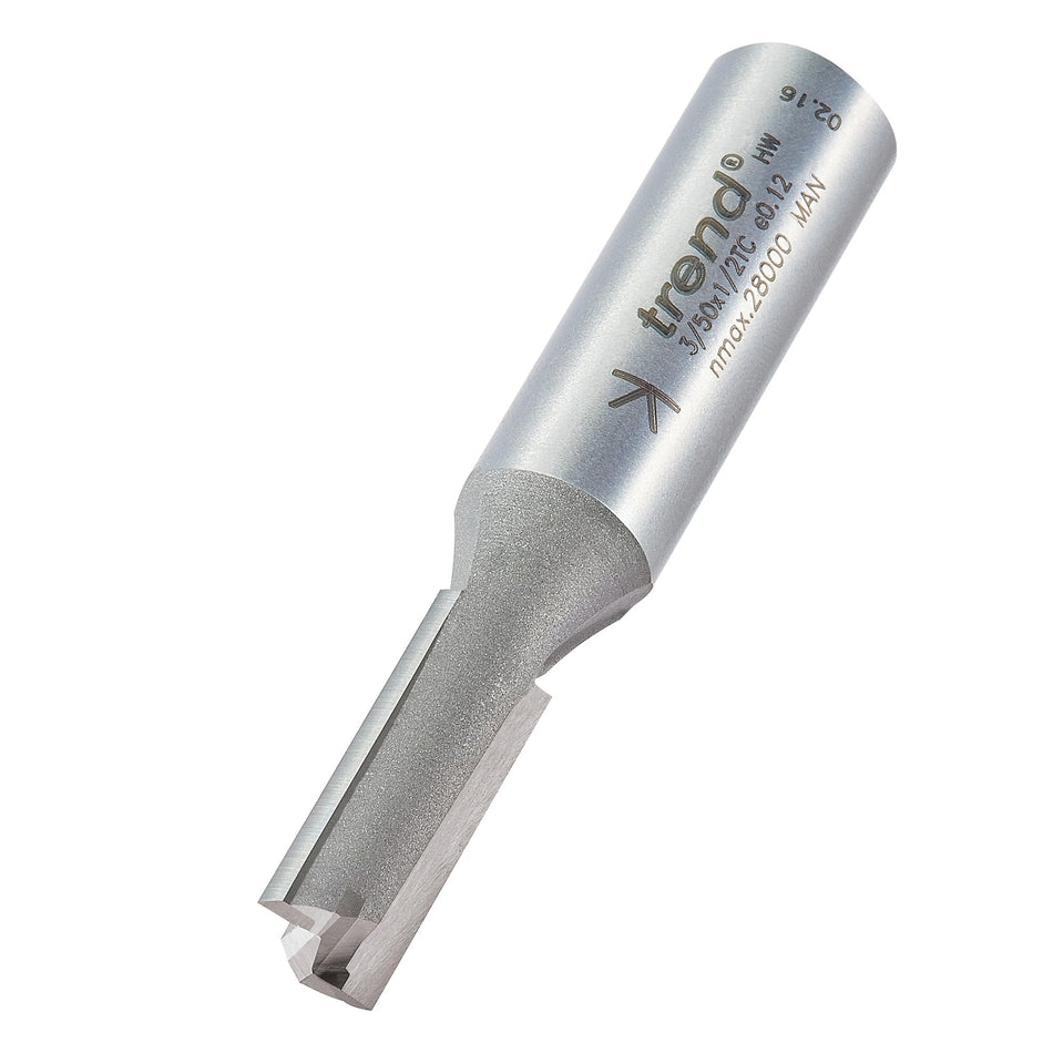 Trend Tools 3/50X1/2TC Two Flute Cutter 9.5Mm Diameter
