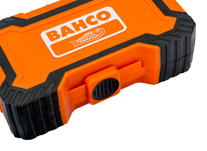 Bahco 59/S54BC 1/4" Bit Set for Slotted/Phillips/Pozidriv/Hex/TORX®/TORX® Tamper/Robertson Screw - 54 Pcs