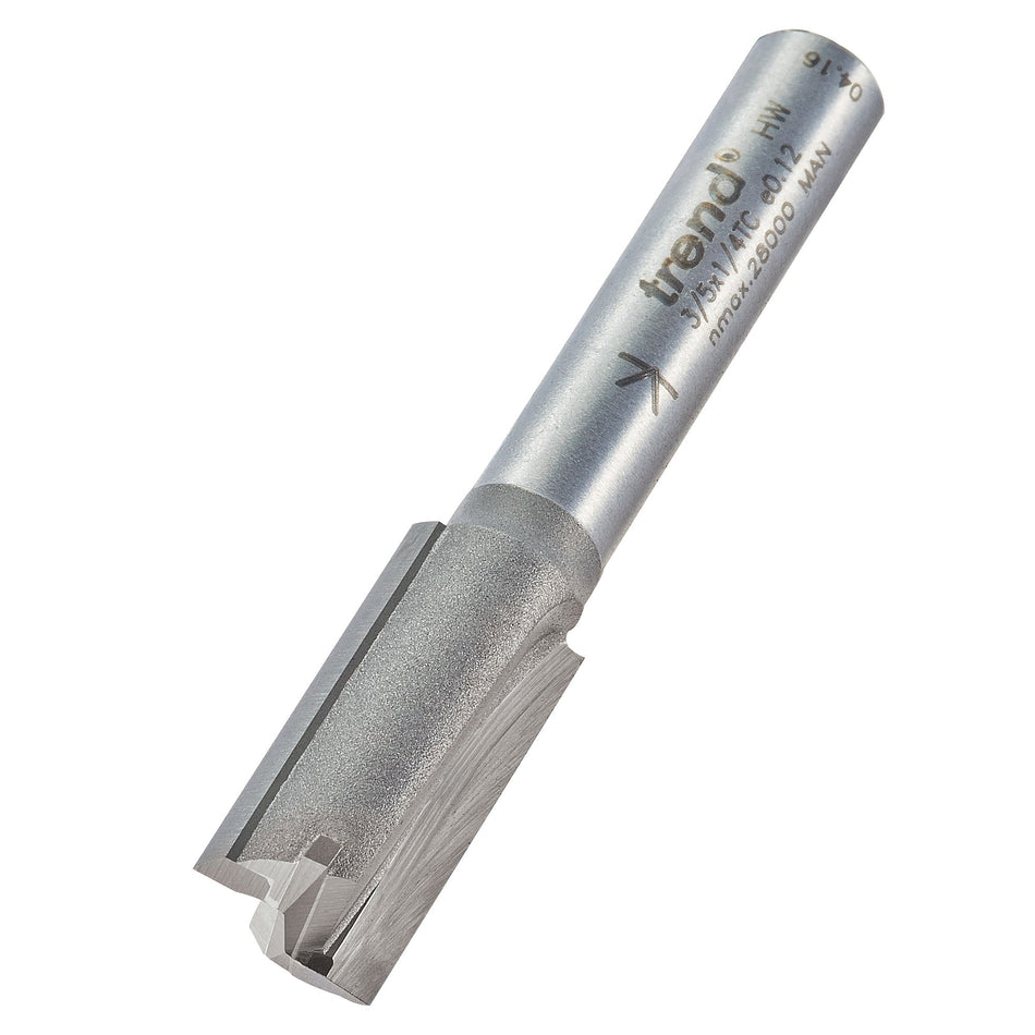 Trend Tools 3/5X1/4TC Two Flute Cutter 9Mm Diameter