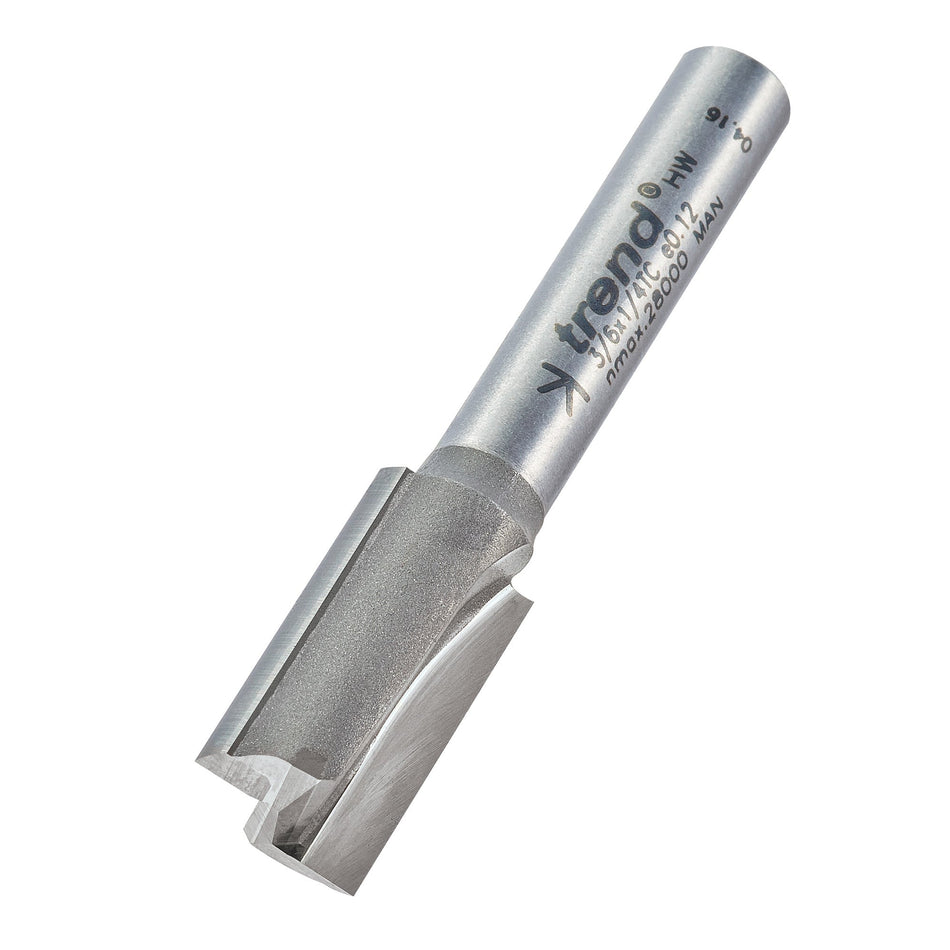 Trend Tools 3/6X1/4TC Two Flute Cutter 10Mm Diameter