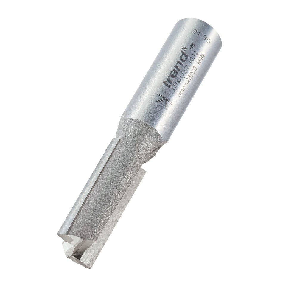 Trend Tools 3/74X1/2TC Two Flute Cutter 12Mm Diameter
