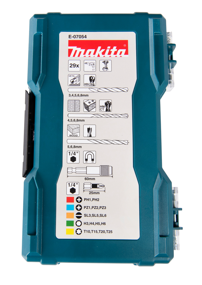 Makita E-07054 29pc Drill and Screw Bit Set