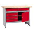 Clarke 4501505 CWB1205P 5 Drawer Workbench