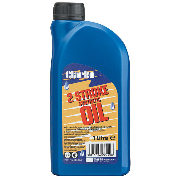 Clarke 3050890 Synthetic 2-Stroke Oil (1 Litre)