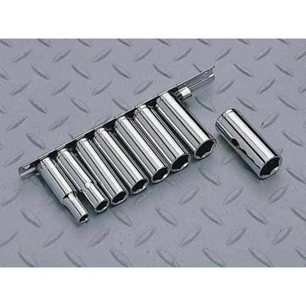 Clarke 1800143 CHT143 3/8" Drive 9 Piece Metric Deep Socket Set 8 - 19mm