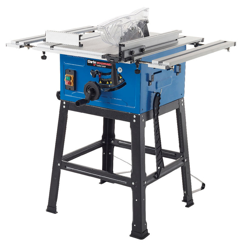 Clarke 6500752 CTS17 10" (250mm) Extendable Table Saw with Stand