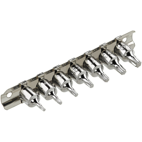 Clarke 1700739 PRO333 7 Piece 1/4" Drive Torx Bit Set
