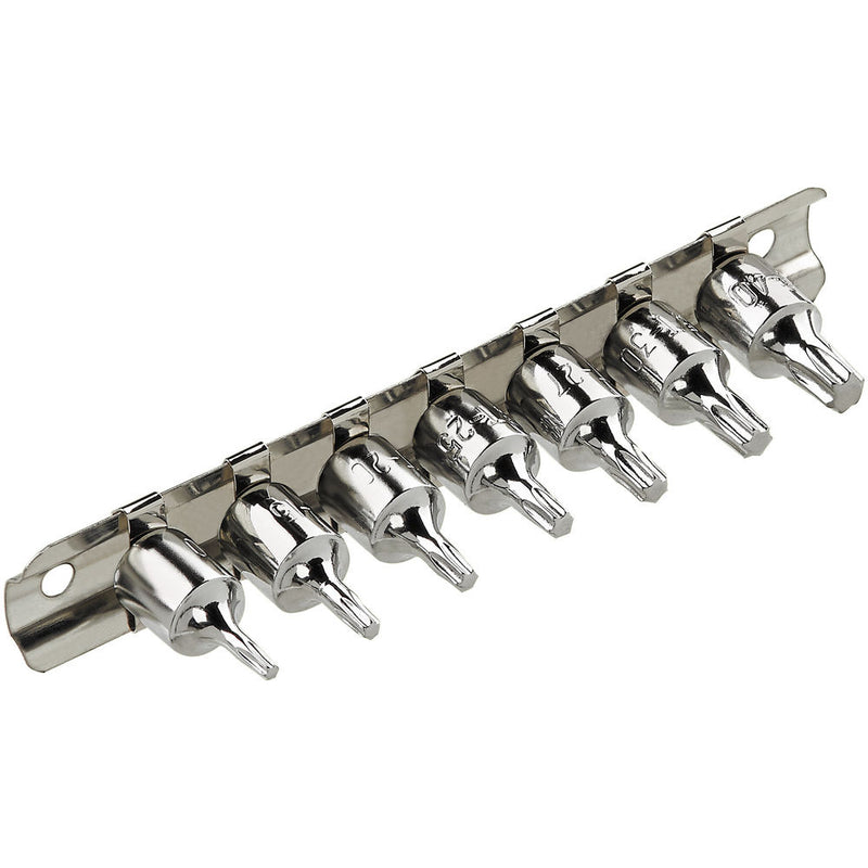 Clarke 1700739 PRO333 7 Piece 1/4" Drive Torx Bit Set
